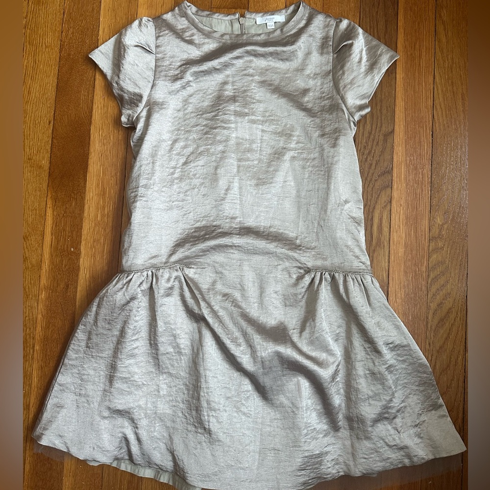 Jacadi silver dress (size 10)